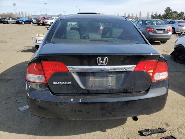 19XFA1F58AE045700 - 2010 HONDA CIVIC LX BLACK photo 6