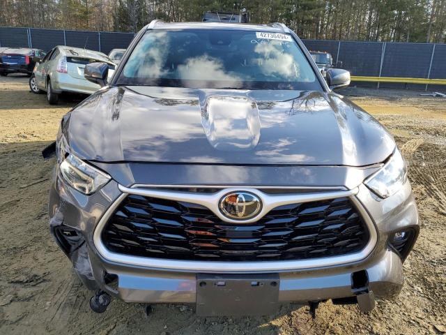 5TDHZRBH8LS019879 - 2020 TOYOTA HIGHLANDER XLE GRAY photo 5