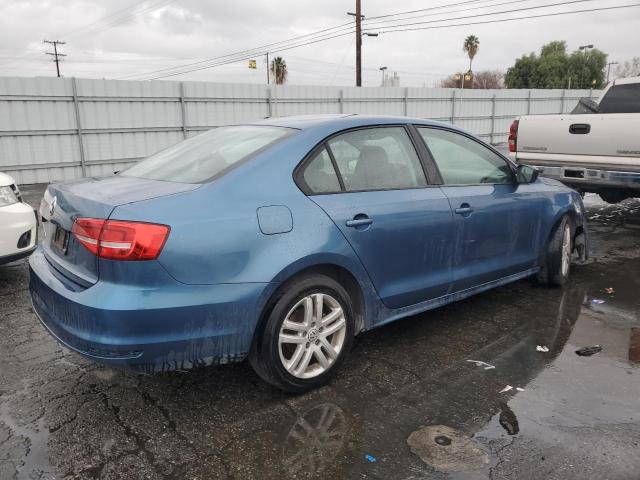 3VW2K7AJ3FM350289 - 2015 VOLKSWAGEN JETTA BASE Կապույտ լուսանկար 3