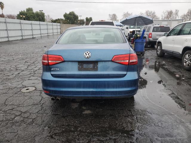 3VW2K7AJ3FM350289 - 2015 VOLKSWAGEN JETTA BASE Կապույտ լուսանկար 6