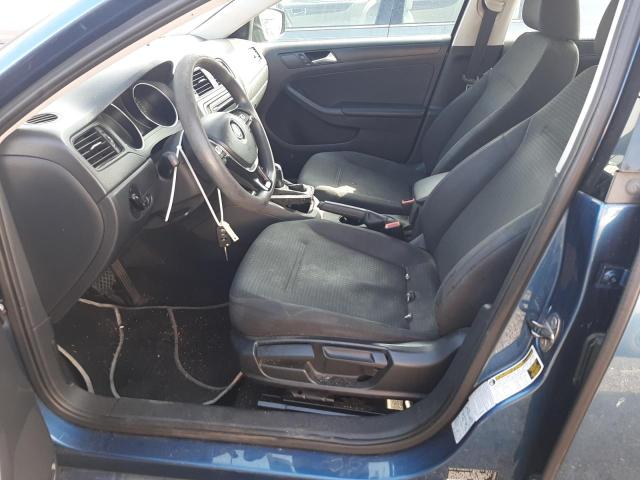 3VW2K7AJ3FM350289 - 2015 VOLKSWAGEN JETTA BASE Կապույտ լուսանկար 7