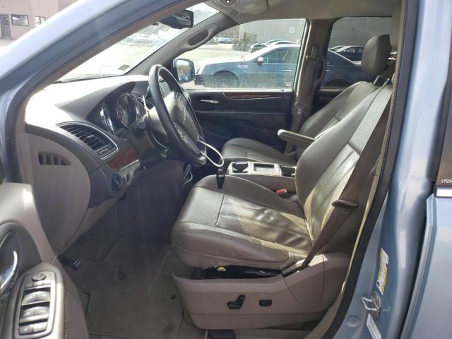 2C4RC1BG3DR797466 - 2013 CHRYSLER TOWN & COU TOURING BLUE photo 7