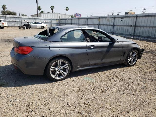 WBA3T7C53F5A37043 - 2015 BMW 435 XI GRAY photo 3