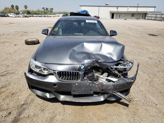 WBA3T7C53F5A37043 - 2015 BMW 435 XI GRAY photo 5