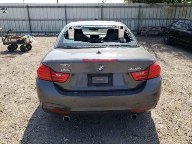 WBA3T7C53F5A37043 - 2015 BMW 435 XI GRAY photo 6