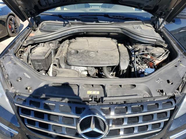 4JGDA5HB0FA493145 - 2015 MERCEDES-BENZ ML 350 4MATIC BLACK photo 12