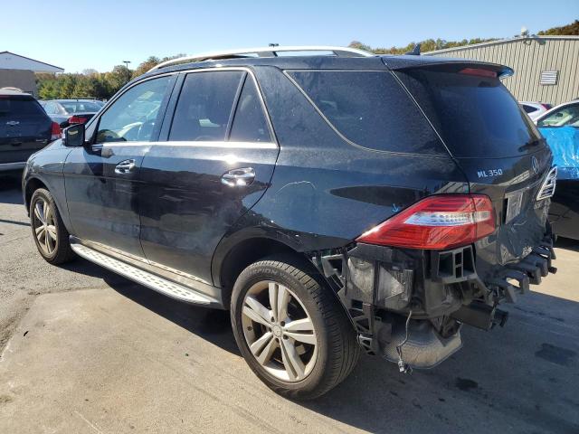 4JGDA5HB0FA493145 - 2015 MERCEDES-BENZ ML 350 4MATIC BLACK photo 2