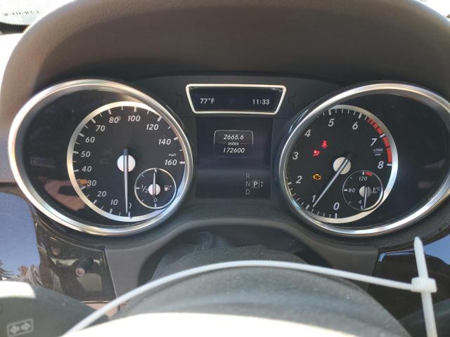 4JGDA5HB0FA493145 - 2015 MERCEDES-BENZ ML 350 4MATIC BLACK photo 9