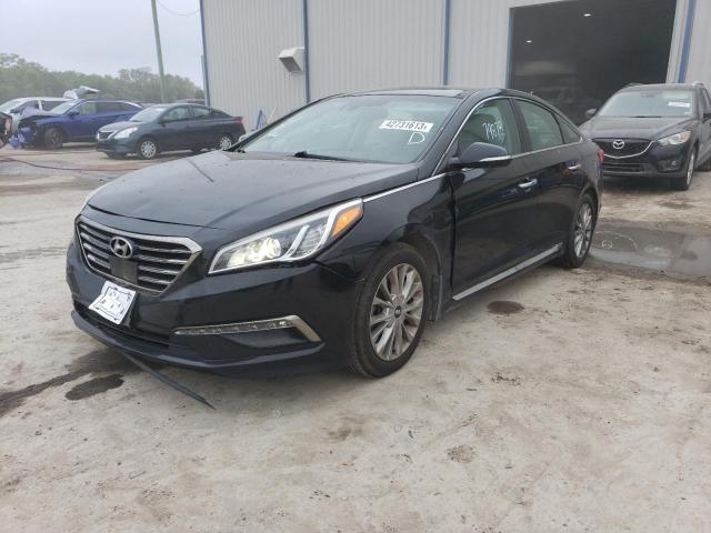 5NPE34AF7FH010205 - 2015 HYUNDAI SONATA SPORT BLACK photo 1