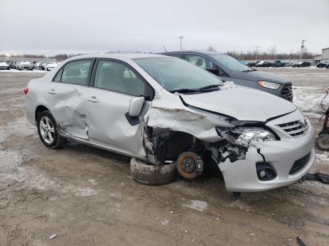 2T1BU4EE9DC009834 - 2013 TOYOTA COROLLA BASE SILVER photo 4