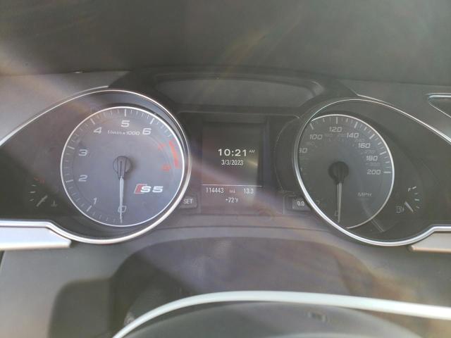 WAUVVAFR0BA001971 - 2011 AUDI S5 PRESTIG BLACK photo 9