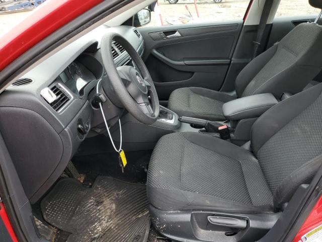 3VW2K7AJ6EM235314 - 2014 VOLKSWAGEN JETTA BASE RED photo 7