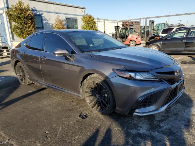 4T1K61AK9MU574247 - 2021 TOYOTA CAMRY XSE GRAY photo 4