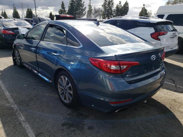 5NPE34AF8HH571466 - 2017 HYUNDAI SONATA SPORT BLUE photo 2