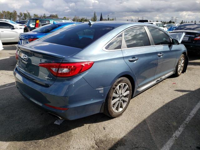 5NPE34AF8HH571466 - 2017 HYUNDAI SONATA SPORT BLUE photo 3