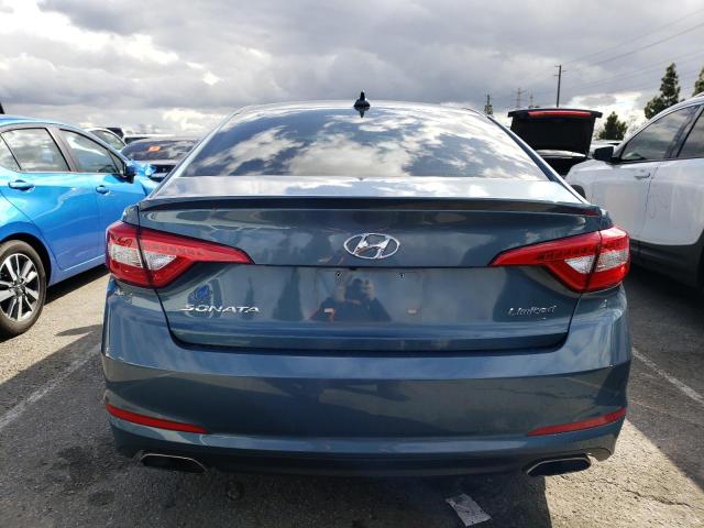 5NPE34AF8HH571466 - 2017 HYUNDAI SONATA SPORT BLUE photo 6