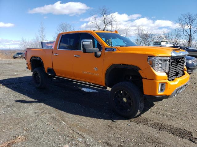 1GT49REY4MF131610 - 2021 GMC SIERRA K2500 DENALI ORANGE photo 4