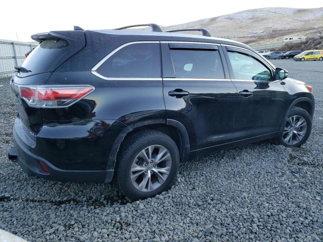 5TDJKRFHXFS193232 - 2015 TOYOTA HIGHLANDER XLE 黑色 照片 3