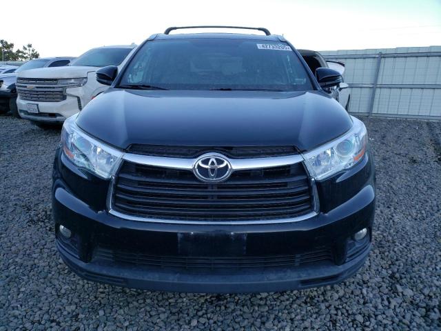 5TDJKRFHXFS193232 - 2015 TOYOTA HIGHLANDER XLE 黑色 照片 5