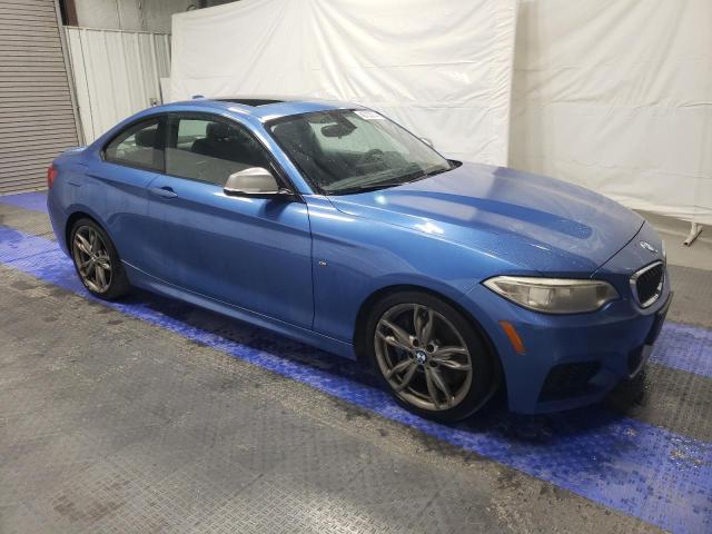 WBA1J7C57EVW84070 - 2014 BMW M235I BLUE photo 4