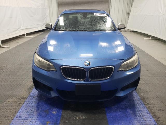 WBA1J7C57EVW84070 - 2014 BMW M235I BLUE photo 5