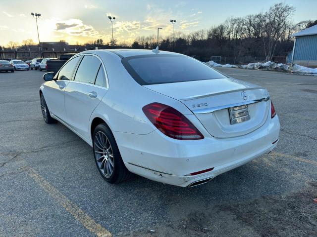 WDDUG8FB1EA053642 - 2014 MERCEDES-BENZ S 550 4MATIC WHITE photo 3