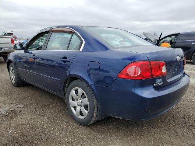 KNAGE123975131628 - 2007 KIA OPTIMA LX BLUE photo 2