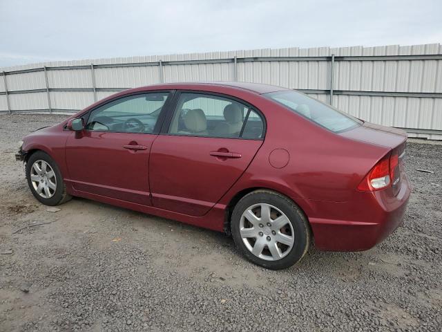 2HGFA1F50AH562690 - 2010 HONDA CIVIC LX RED photo 2