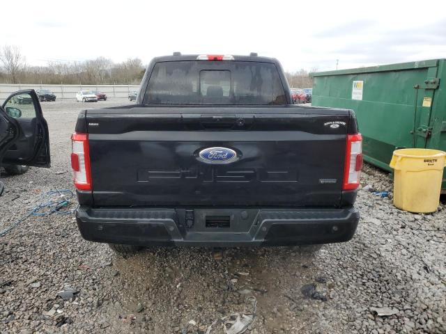 1FTFW1E58NKD32380 - 2022 FORD F150 SUPERCREW BLACK photo 6