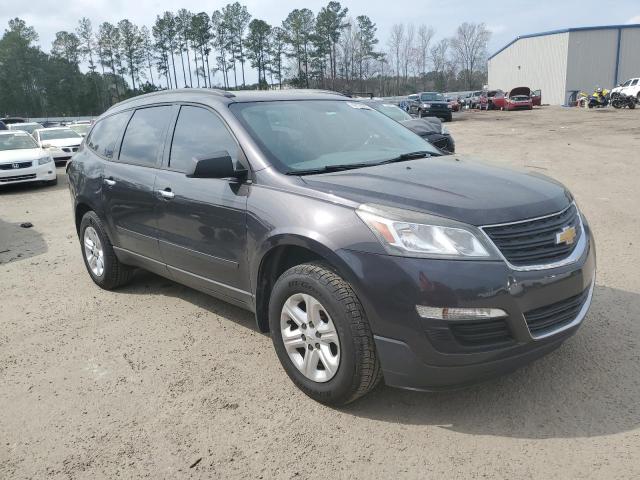 1GNKRFKD9GJ238961 - 2016 CHEVROLET TRAVERSE LS GRAY photo 4