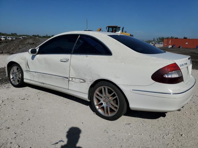 WDBTJ56H39F262205 - 2009 MERCEDES-BENZ CLK 350 WHITE photo 2