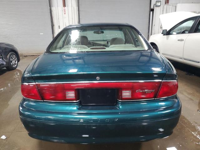 2G4WS52J2Y1247166 - 2000 BUICK CENTURY CUSTOM TEAL photo 6