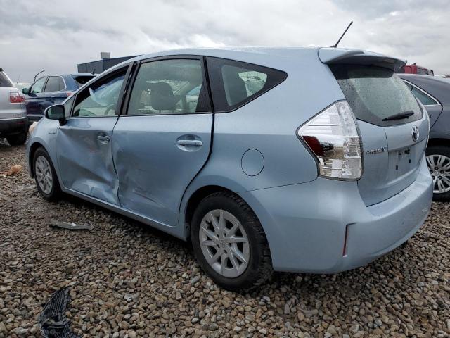 JTDZN3EU0C3039003 - 2012 TOYOTA PRIUS V BLUE photo 2