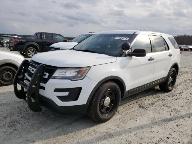 1FM5K8AR0GGC50301 - 2016 FORD EXPLORER POLICE INTERCEPTOR WHITE photo 1