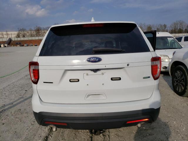 1FM5K8AR0GGC50301 - 2016 FORD EXPLORER POLICE INTERCEPTOR WHITE photo 6