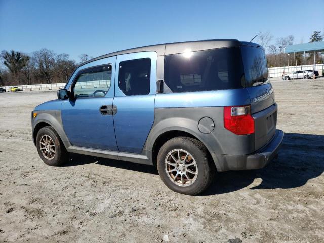 5J6YH18376L000689 - 2004 HONDA ELEMENT LX BLUE photo 2