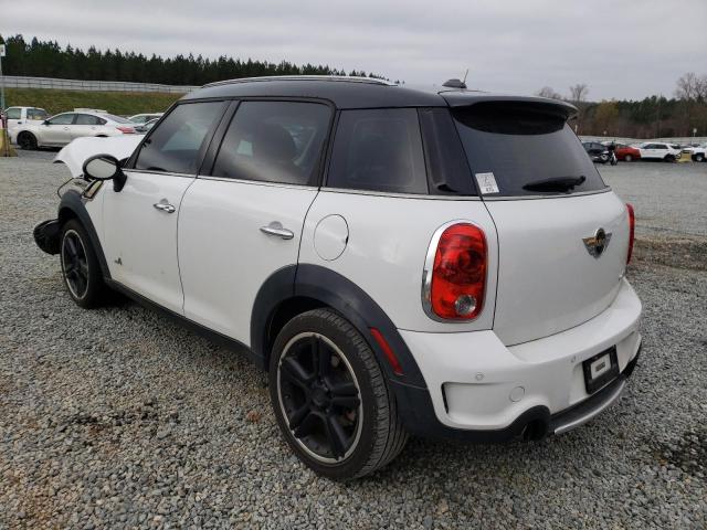 WMWZC5C55CWL60351 - 2012 MINI COOPER S COUNTRYMAN WHITE photo 2