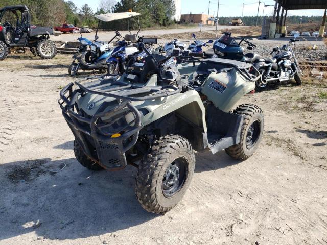 3JBLGAR45JJ001765 - 2018 CAN-AM OUTLANDER 450 GREEN photo 2