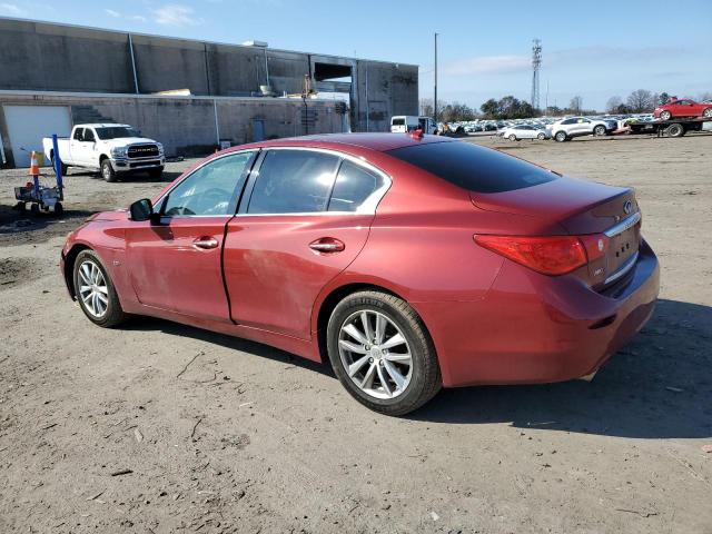 JN1CV7AR2GM251743 - 2016 INFINITI Q50 BASE RED photo 2