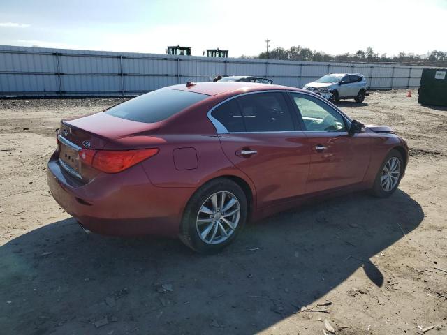 JN1CV7AR2GM251743 - 2016 INFINITI Q50 BASE RED photo 3