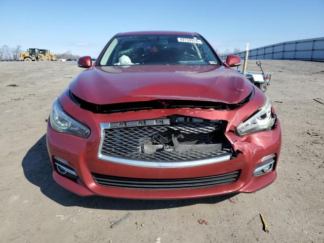 JN1CV7AR2GM251743 - 2016 INFINITI Q50 BASE RED photo 5