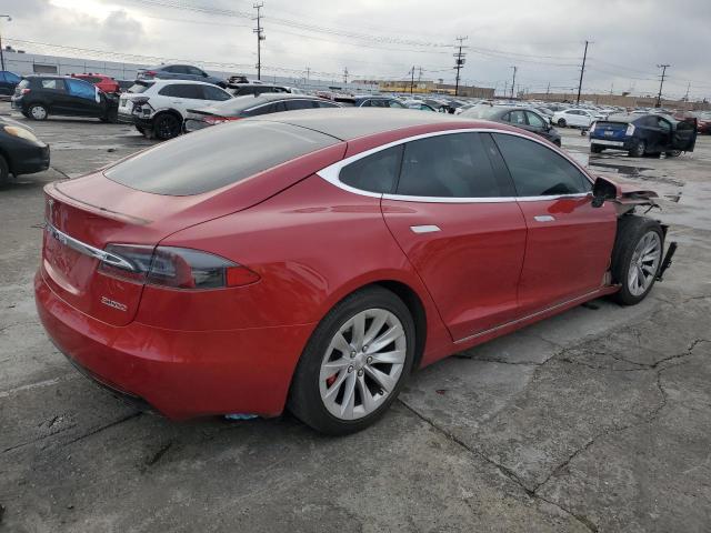 5YJSA1E42JF258207 - 2018 TESLA MODEL S RED photo 3