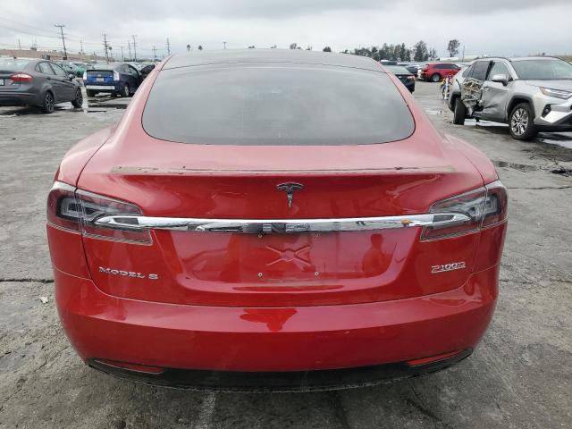5YJSA1E42JF258207 - 2018 TESLA MODEL S RED photo 6