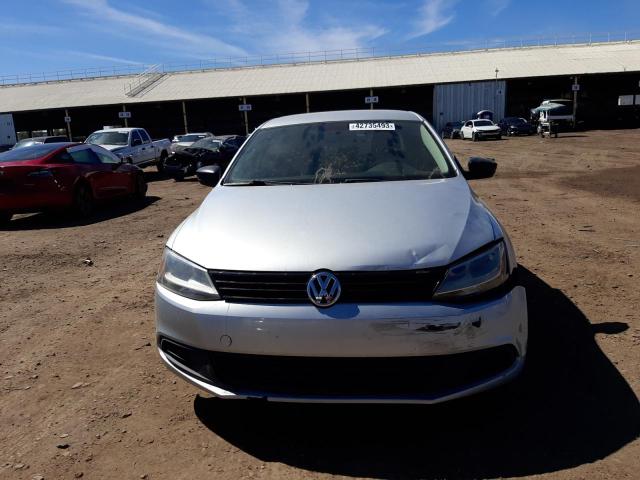 3VW2K7AJ3DM290074 - 2013 VOLKSWAGEN JETTA BASE 银色 照片 5
