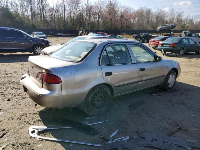 2T1BR12E0WC013889 - 1998 TOYOTA COROLLA VE BEIGE photo 3