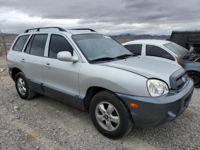 KM8SC13E85U005665 - 2005 HYUNDAI SANTA FE GLS SILVER photo 4