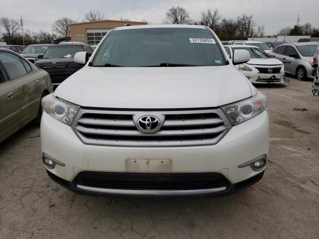 5TDZK3EH9DS137684 - 2013 TOYOTA HIGHLANDER BASE Ақ фото 5