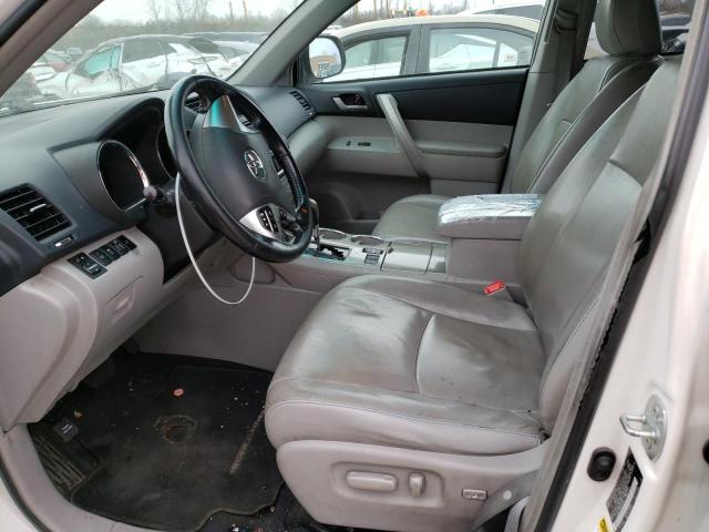 5TDZK3EH9DS137684 - 2013 TOYOTA HIGHLANDER BASE Ақ фото 7
