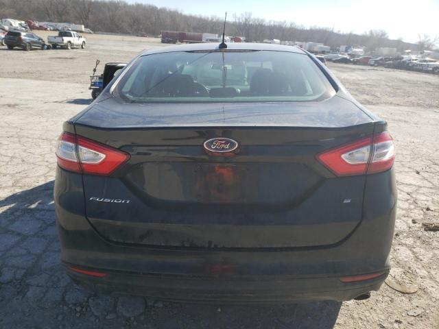 3FA6P0H78ER171650 - 2014 FORD FUSION SE BLACK photo 6