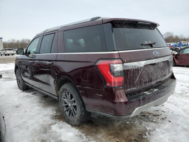 1FMJK2AT5MEA38718 - 2021 FORD EXPEDITION MAX LIMITED BURGUNDY photo 2